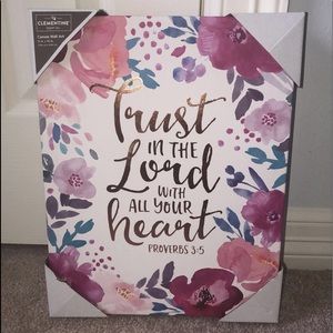 Wall Art Picture With Quote Written